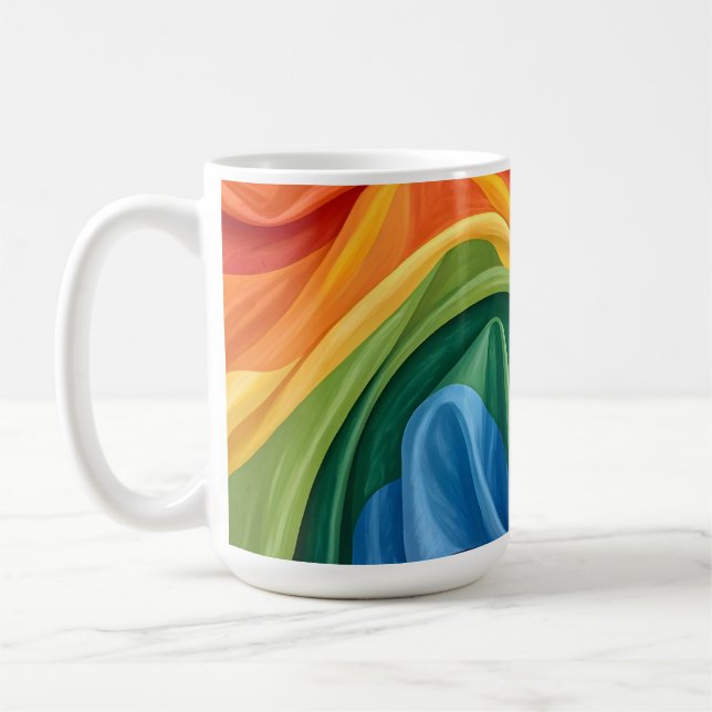 Caneca De Café padrão do mês do orgulho (Esquerda)