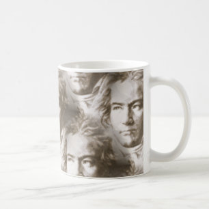 Caneca De Café Padrão do Retrato de Beethoven