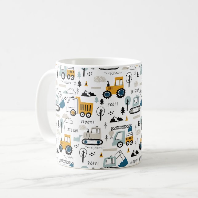 Caneca De Café Padrão do veículo de movimentação do vamos (Frente Esquerda)