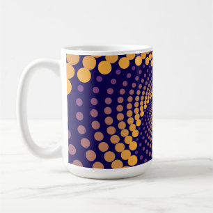 Caneca De Café Padrão do Vortex Espiral