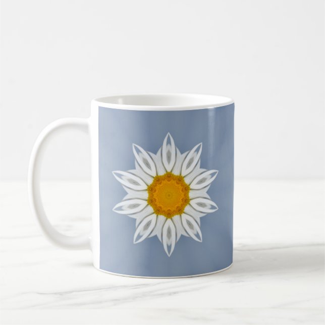 Caneca De Café Padrão em branco e amarelo (Esquerda)