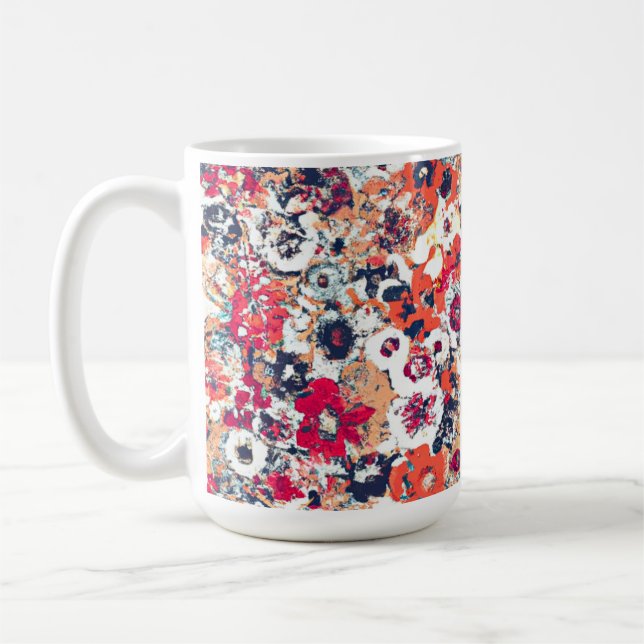 Caneca De Café Padrão Enrugado (Esquerda)