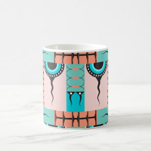 Caneca De Café Padrão Étnico Tribal