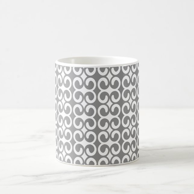 Caneca De Café Padrão Exclusivo de Cinzas de Prata (Centro)