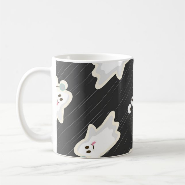 Caneca De Café padrão fantasma (Esquerda)