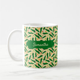 Caneca De Café Padrão Fiesta Fun Green Chile