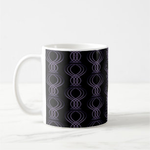 Caneca De Café Padrão final roxo queimado