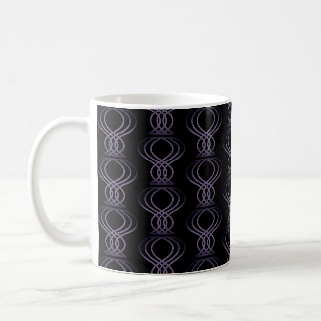 Caneca De Café Padrão final roxo queimado (Esquerda)