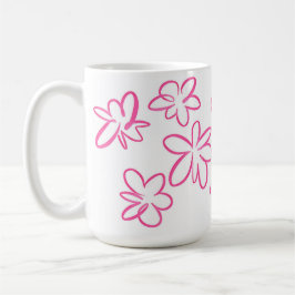 Caneca De Café Padrão floral