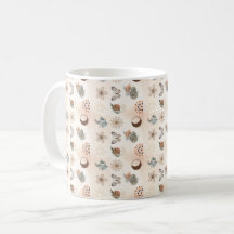 Padrão Floral Celestial Boho