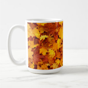 Caneca De Café Padrão Folha de Bordo-25877