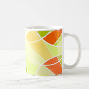 Caneca De Café padrão geométrico abstrato