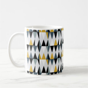 Caneca De Café Padrão geométrico abstrato moderno sem costura c