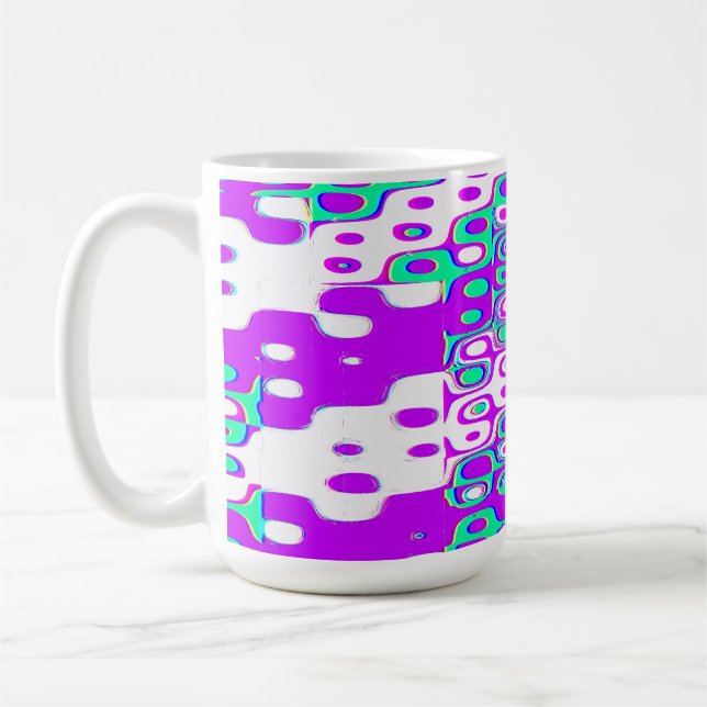 Caneca De Café Padrão Geométrico da Física Quântica  (Esquerda)