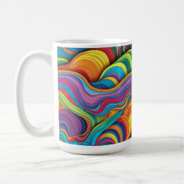 Caneca De Café Padrão geométrico de abstrato 34 - Mug de café