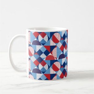 Caneca De Café Padrão geométrico de Verão