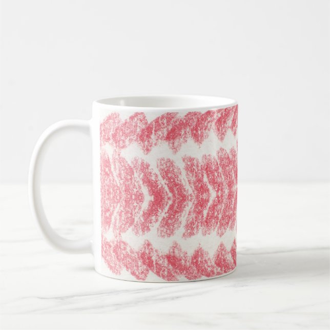 Caneca De Café Padrão geométrico étnico oriental sem descontinuid (Esquerda)