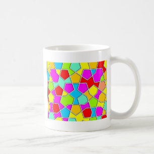 Caneca De Café padrão geométrico islâmica