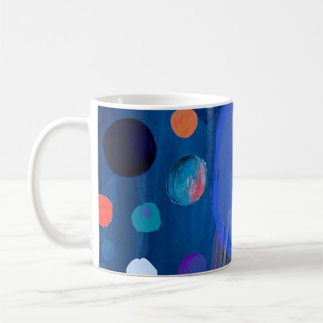 Caneca De Café Padrão geométrico uniforme moderno (Esquerda)