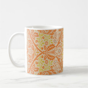 Caneca De Café Padrão Golden Bough de William Morris Arte Vintage