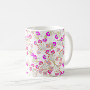 Caneca De Café Padrão Invisível, Cor-de-Rosa, Elegante