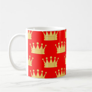 Caneca De Café Padrão Invisível da Coroa