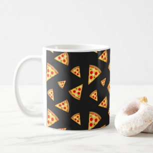Caneca De Café Padrão legal e divertido de fatias de pizza