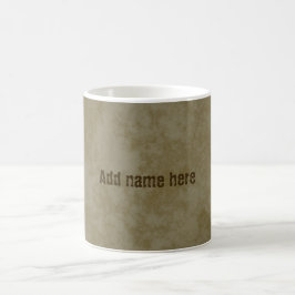 Caneca De Café Padrão Manchado de Café em Caderno de Recortes