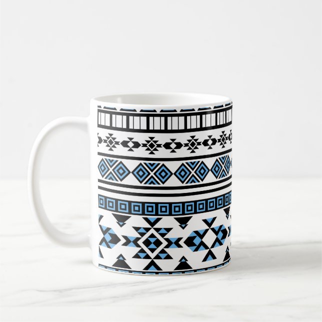 Caneca De Café Padrão Navajo Geométrico do Triângulo Étnico (Esquerda)