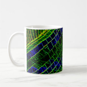 Caneca De Café Padrão neon