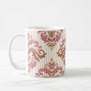 Caneca De Café Padrão perfeito clássico. Dano ou oriente colorido