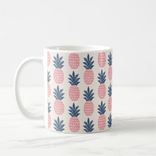 Caneca De Café Padrão perfeito de abacaxi divertido