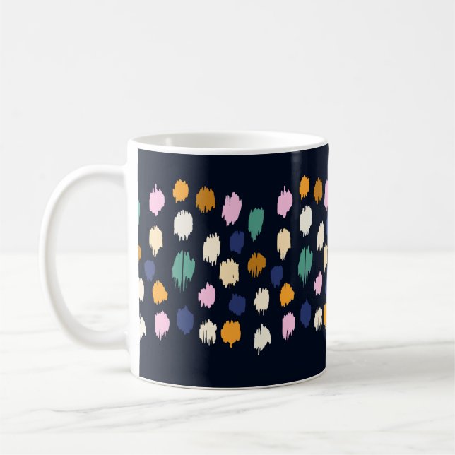 Caneca De Café padrão perfeito do Bolinhas (Esquerda)