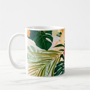 Caneca De Café Padrão perfeito no Havaí, colorido, de verão, c