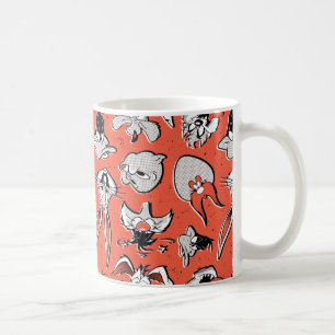 Caneca De Café Padrão Retrô de Meia-Tinta LOONEY TUNES™