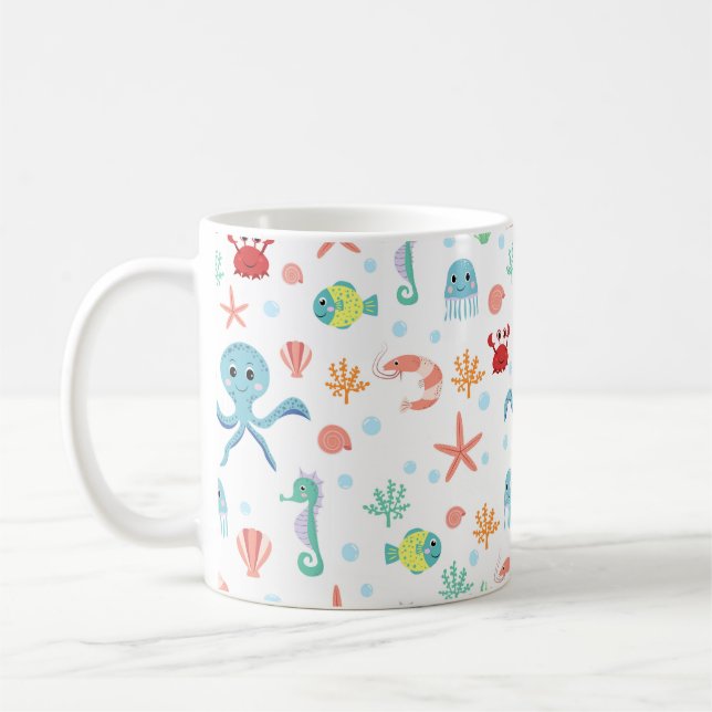 Caneca De Café Padrão Sea World (Esquerda)