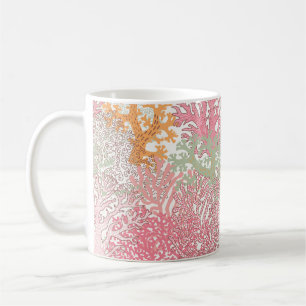 Caneca De Café Padrão sem costura submarino brilhante com beleza