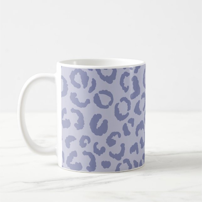 Caneca De Café padrão sem descontinuidades do leopardo abstrato m (Esquerda)