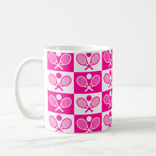Caneca De Café Padrão Sem Emenda de Tênis Xadrez