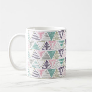 Caneca De Café Padrão sem soldadura do triângulo desenhado à m