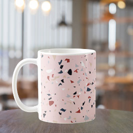 Caneca De Café Padrão Terrazzo do Meio século moderno