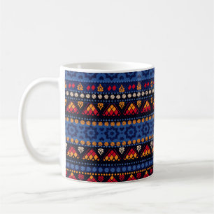 Caneca De Café Padrão tribal perfeito.