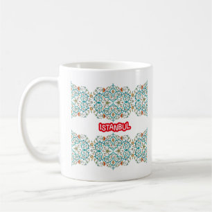 Caneca De Café Padrão Turco Oriental Istambul
