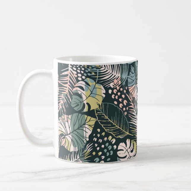 Caneca De Café padrão uniforme de abstrato criatividade com p tro (Esquerda)
