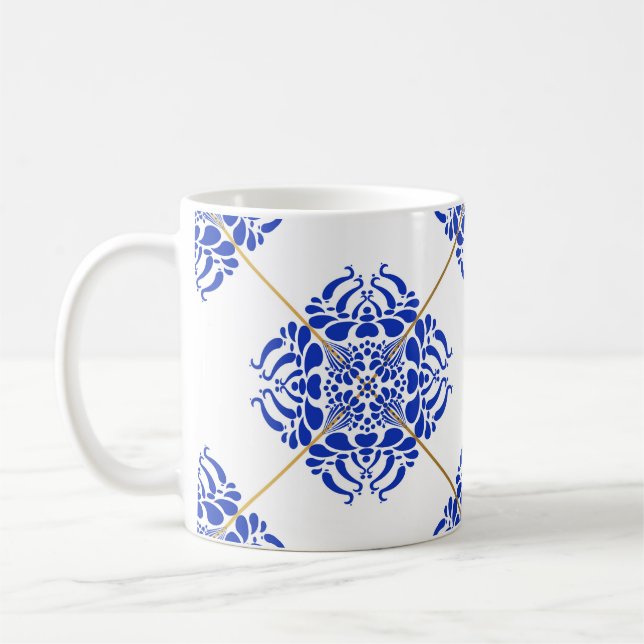 Caneca De Café Padrão uniforme de espanha tradicional. cerami esp (Esquerda)