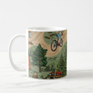 Caneca De Café Padrão uniforme de vintagem de recreação extern