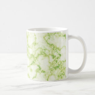 Caneca De Café Padrão Verde Marble