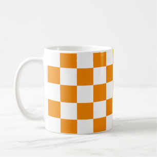 Caneca De Café Padrão Xadrez