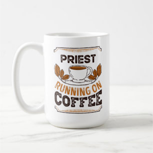 Caneca De Café Padre correndo no Cafeine Gift