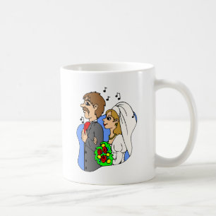 Caneca De Café Padre Daughn Desce A Marcha De Casamento De Aisle